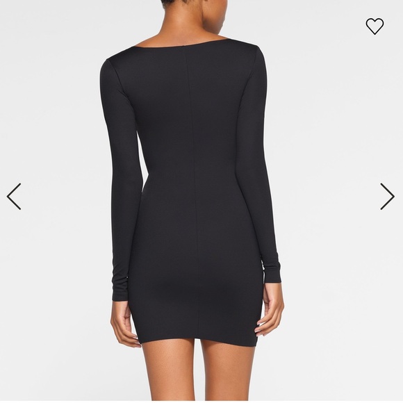 SKIMS Black Long Sleeve Dress - Picture 3 of 4
